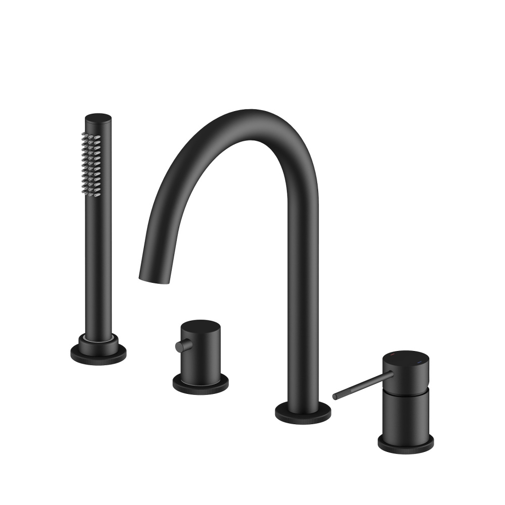 Фото Смеситель для ванны с душем, врезной Timo Saona 2320/03Y черный