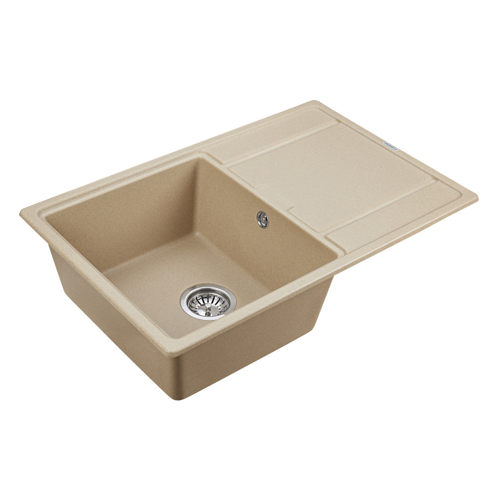 Мойка кухонная 78x50 Paulmark Flugen  (PM217850-QU) кварц