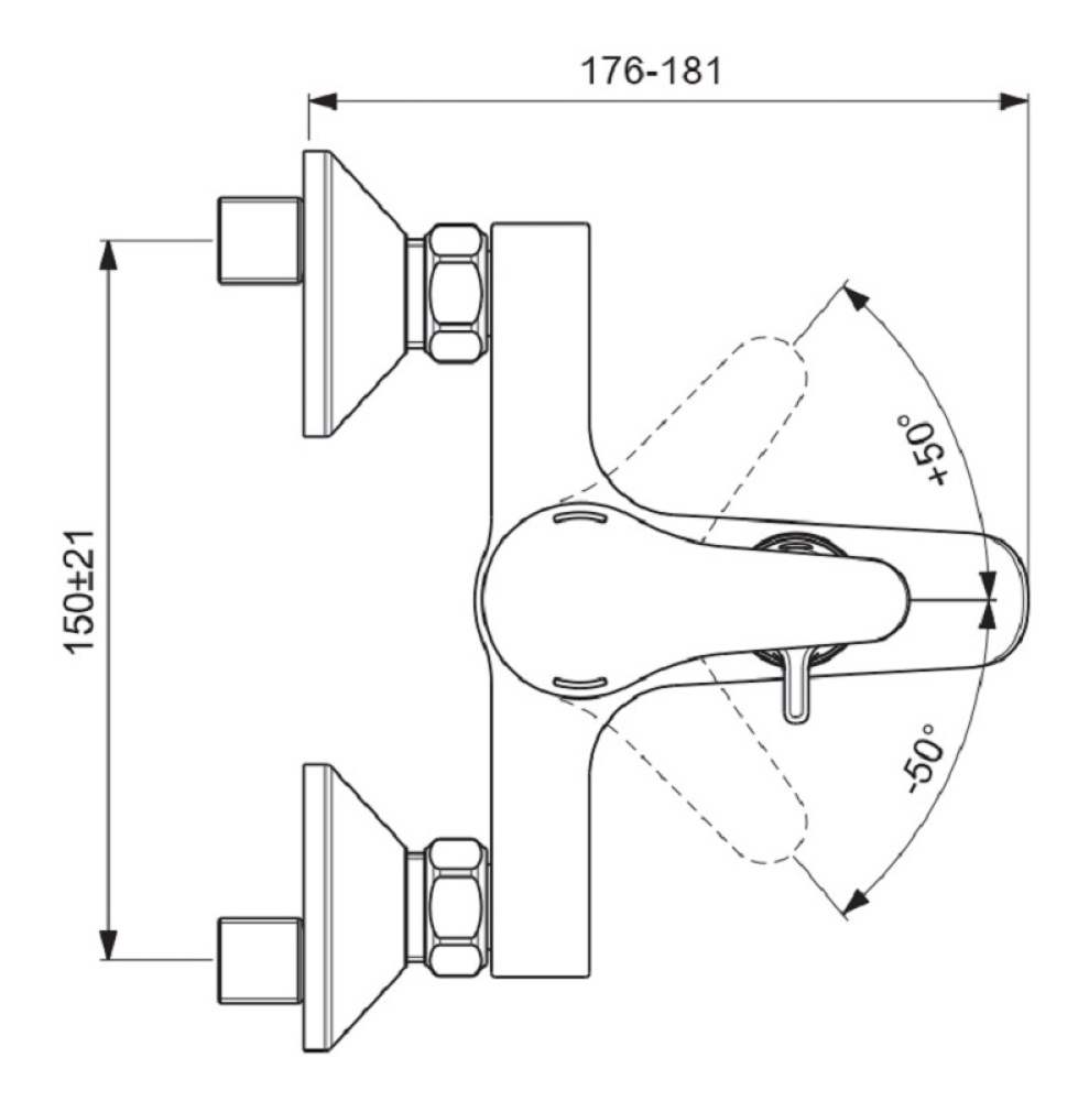 Комплект смесителей Vidima Next BD128AA, хром