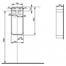 Шкафчик для ванной FU10017A-LW Toto NC/R