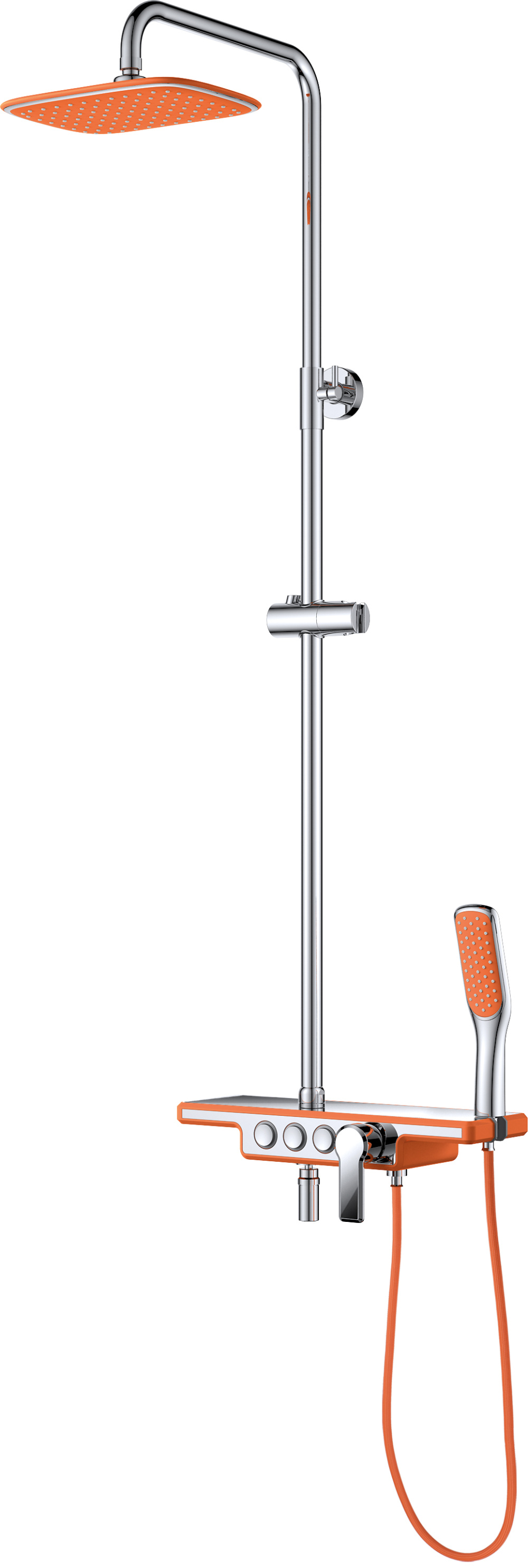 Душевая система D&K Berlin.Kunste (DA1443713B13) оранжевый