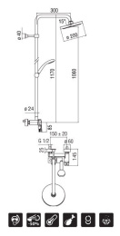 Душевая система Nobili Nobi (NB84130/30CR)