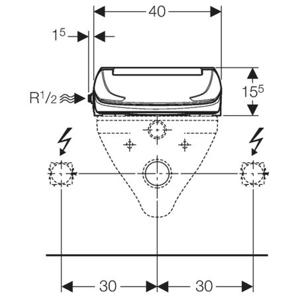 Фото Geberit AquaClean 146.130.11.2 Крышка-биде, без фена