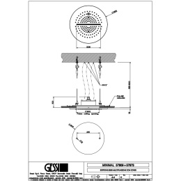 Душевая система Gessi Inciso (57809#238) сталь