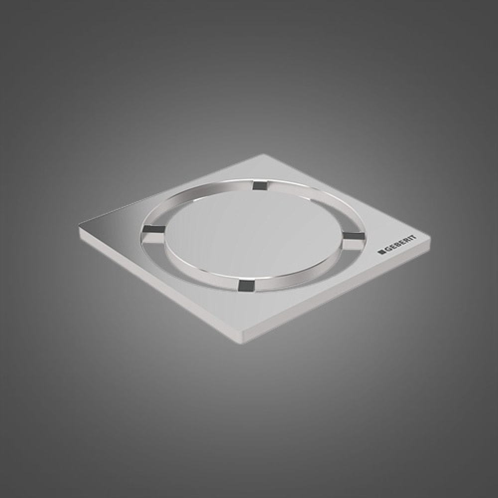 Фото Накладная панель для трапа Geberit CleanLine (154.311.00.1) серый