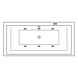 Excellent Crown Grand WAEX.CRG19.SOFT Ванна 190x90 "SOFT" (хром)