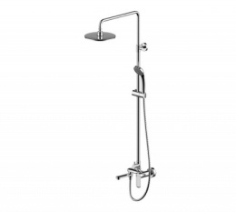 Душевая колонна со смесителем Bravat OPAL F6125183CP-A6-RUS для ванны