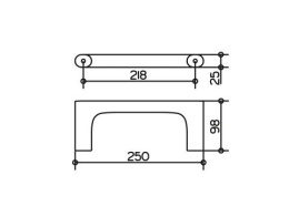 Полотенцедержатель Keuco Edition 400 11521010000, хром