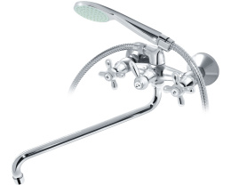 Фото Смеситель для ванны/раковины Ретро S-образный излив 330 мм Варион 101222