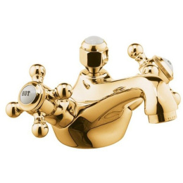 Фото Смеситель для раковины Kludi Adlon (510120520) хром золото