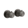 Смеситель для душа Gessi 316 Bath-Shower 54234#707, Black Metal Brushed PVD