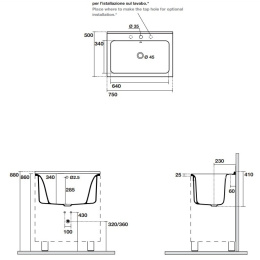 Постирочная раковина Kerasan Aquadom 029301*1