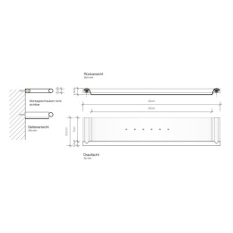 Полочка для душа Decor Walther Mikado (0521716), розовый