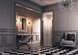 Душевая дверь Huppe Design Victorian DV0703 100 см