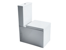 SIMAS Frozen Унитаз моноблок 37,5х61см, с бачком,с крышкой микролифт SIMAS FROZEN FZ 07+FZ 09+FZ 004