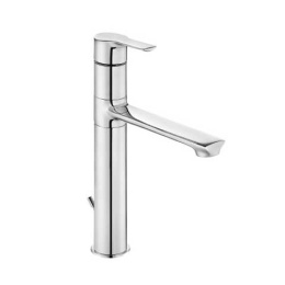 Фото Смеситель E.C.A Luna 102108974EX для раковины с удлиненным корпусом и донным клапаном