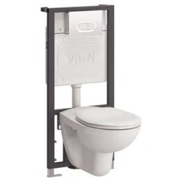 Фото Инсталляция и унитаз Vitra Normus (9773B003-7201) белый