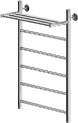 Фото Полотенцесушитель водяной Aquanet Mauro 800x500 с полкой
