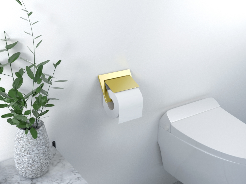 Фото Бумагодержатель Timo Petruma 15242/17 золото матовое