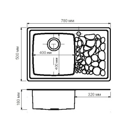 Мойка для кухни Omoikiri Natori (ONA-78-1-GR-BG) бежевый