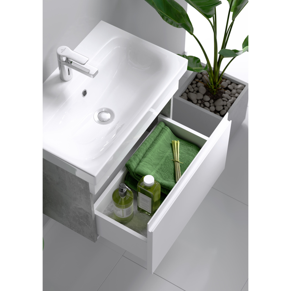 AQWELLA Smart SRT0108BS Подвесная тумба под раковину 80 см