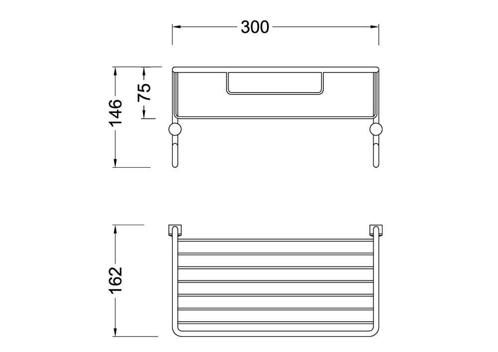 Фото Полка с крючками Timo Nelson (160081/02)