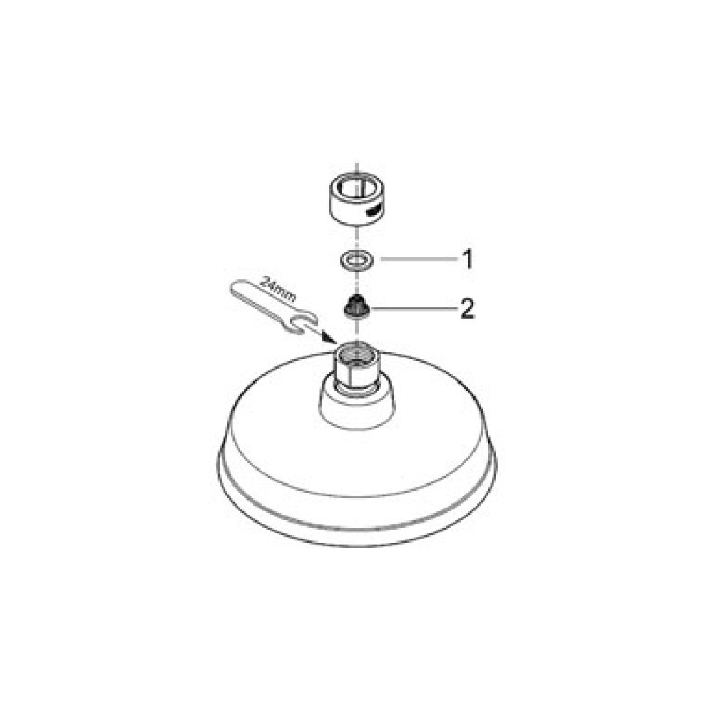 Верхний душ Grohe Rainshower Rustic 27128000, 160х160 мм, 4 режима струи, без держателя
