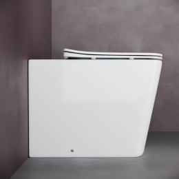 Приставной унитаз Ceramica Nova CUBIC CN1809 с сиденьем