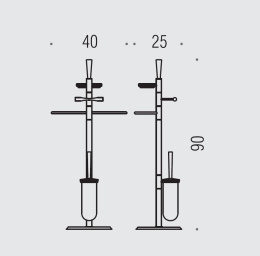Стойка с аксессуарами Colombo Isole B9418