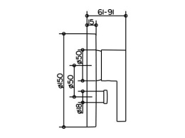 Фото Смеситель для ванны Keuco Edition 400 51572010181, хром