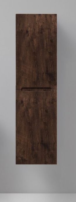 Фото Пенал Belbagno Etna-1500-2A-SC-RW-P-L 40 см подвесной, петли слева, цвет темный дуб