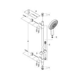 Душевой гарнитур Grohe Power and Soul Cosmopolitan (27746000) хром
