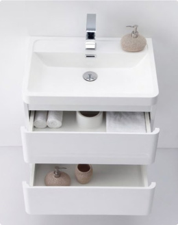 Фото Тумба под раковину BelBagno ENERGIA-N-600-2C-PIA-BL, цвет Bianco Lucido