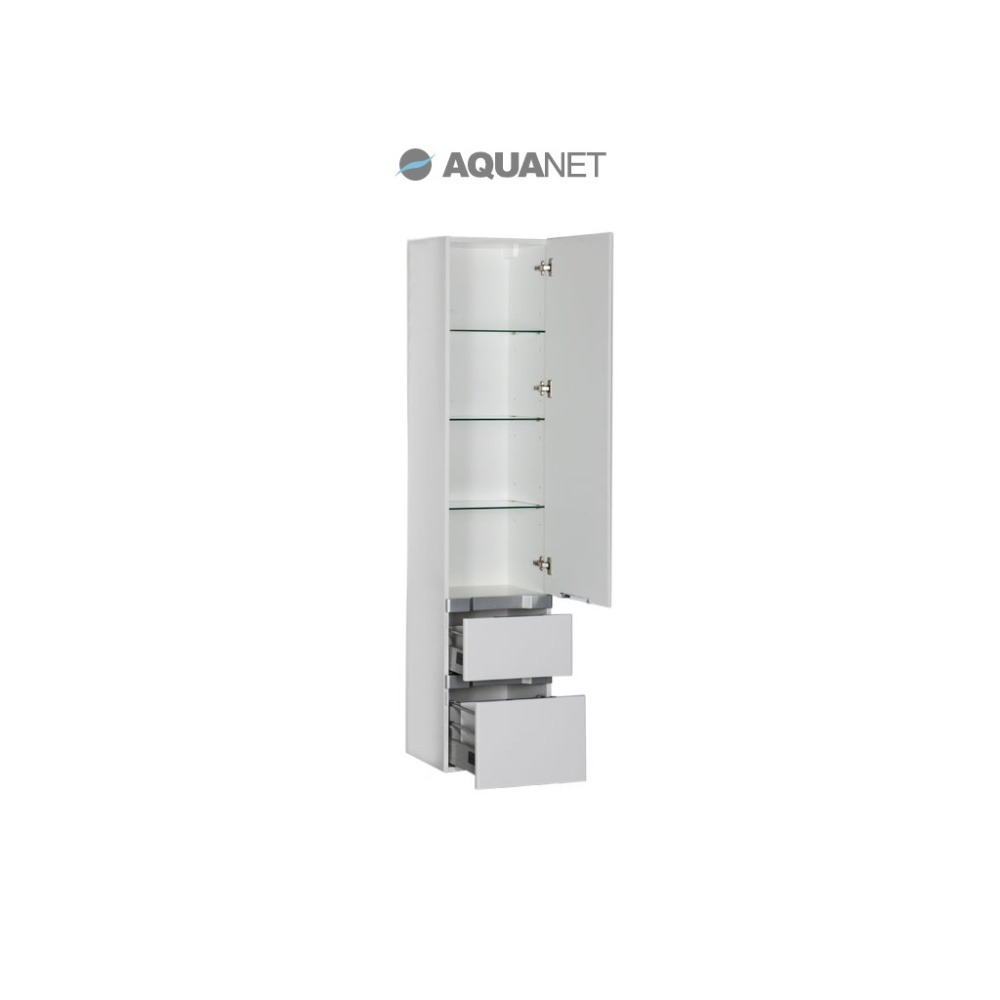 Шкаф-пенал для ванной Aquanet Виго 40 белый