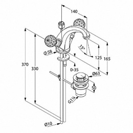 Фото Смеситель для раковины Kludi Adlon (5101005G5) хром