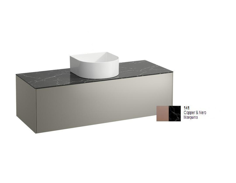 Тумба подвесная Laufen Sonar 4.0542.1.034.141.1 118 см под раковину-чашу 8.1234.0/1/2/3, вырез в цен