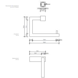 Держатель туалетной бумаги Decor Walther Corner (0561550) белый