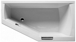 Фото Акриловая ванна 170x90 Riho (B032001005), прямоугольная-асимметричная, Гидромассаж: установка по жел