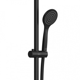 Фото Dorff D0108000BL Comfort душевой комплект, ручной душ 1F, стойка 600 мм, черный