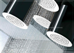 Фото Верхний душ Gessi Ovale (33021#238) сталь полированная