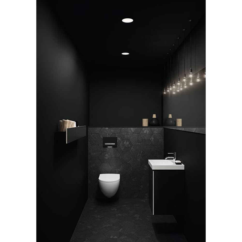 Geberit Acanto 500.128.21.A Комплект инсталляция и унитаз подвесной безободковый, цвет унитаза: белы