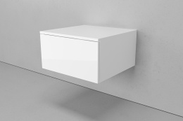 Velvex UNIQUE UNIT tpUNI.50.H27.Y-223 Тумба подвесная выс. 27, выдв. ящик, белый лед