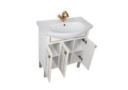 Мебель для ванной Aquanet Честер 75 белый/золото