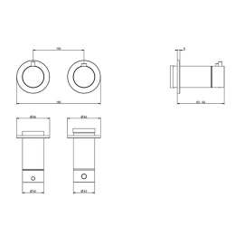 Смеситель для душа Gessi Anello (63335#031) хром