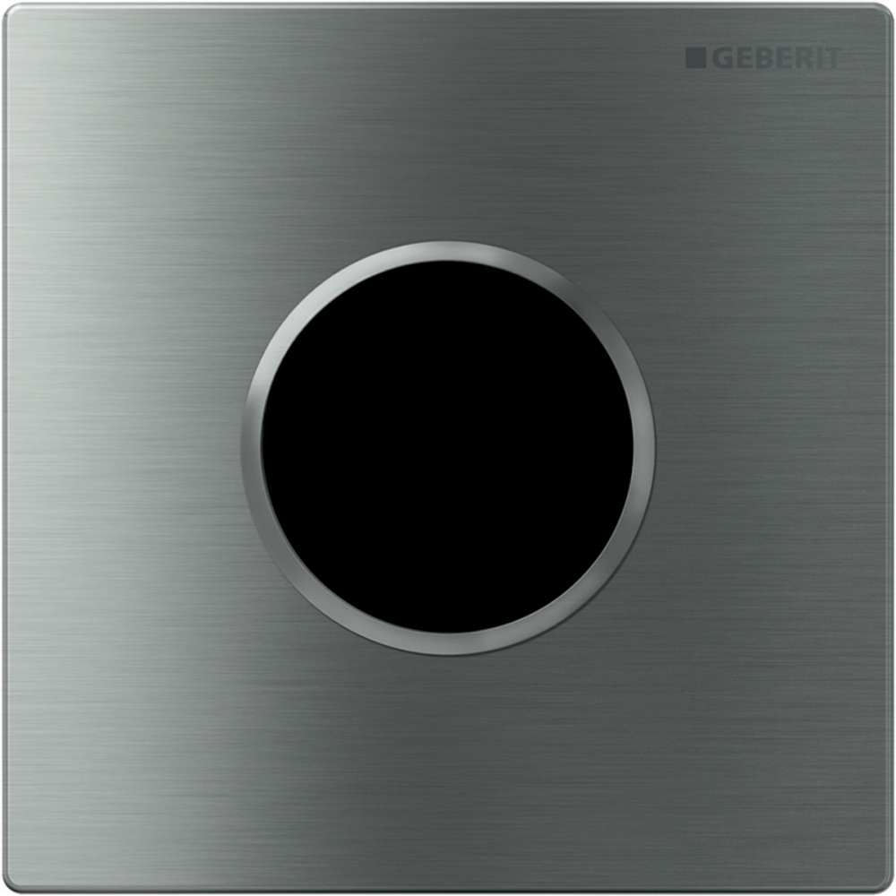 Фото Кнопка смыва Geberit Sigma 10 (116.025.SN.1) хром, черный