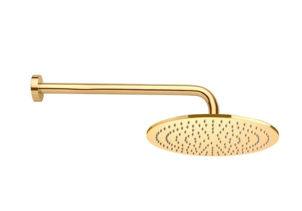 Комплект для душа Paffoni LIGHT (KITLIG015HG006) медовое золото