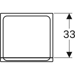 Geberit Renova Plan 869022000 Шкаф, средний