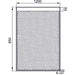 Зеркало с LED подсветкой Aquanet Палермо New (00249356)