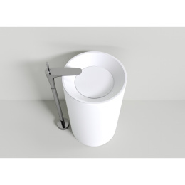 Фото Раковина напольная из искусственного камня NTBAGNO NT405/900 круглая