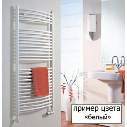 Полотенцесушитель водяной Margaroli Sole 4424704WHN, высота 72 см, ширина 53 см, белый